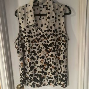 Cabi sleeveless blouse